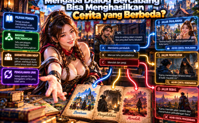 Mengapa Dialog Bercabang Bisa Menghasilkan Cerita yang Berbeda?
